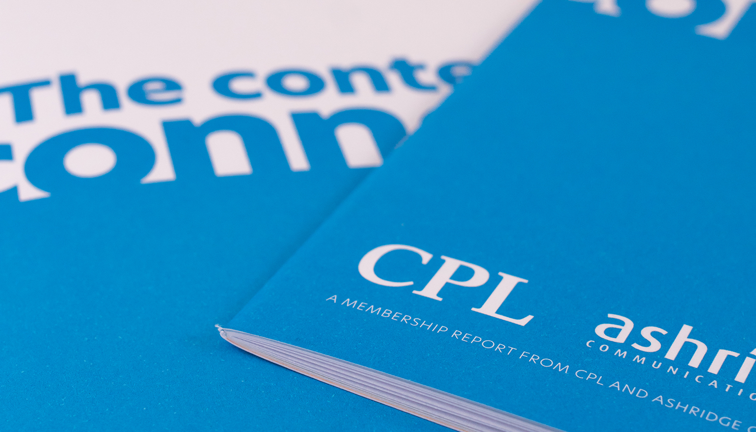 The Content Connection - a research report from CPL and Ashridge Communications